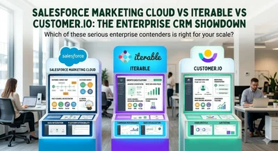 Salesforce Marketing Cloud, Iterable, and Customer.io platforms compared